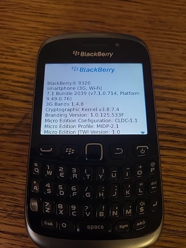 Blackberry 9320 bloccato - blackberry, su